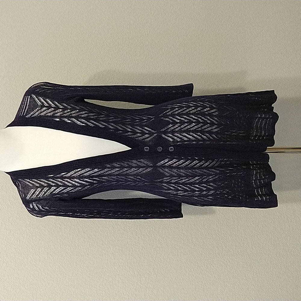 ANTHRO Guinevere Pointelle cardigan